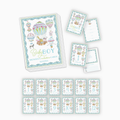 Hot Air Balloon & Animals Milestone Cards