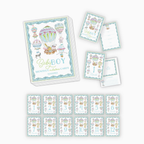 Hot Air Balloon & Animals Milestone Cards