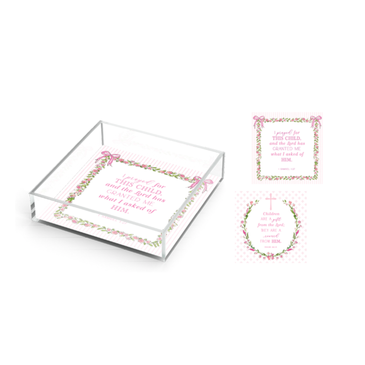 Scripture Acrylic Tray