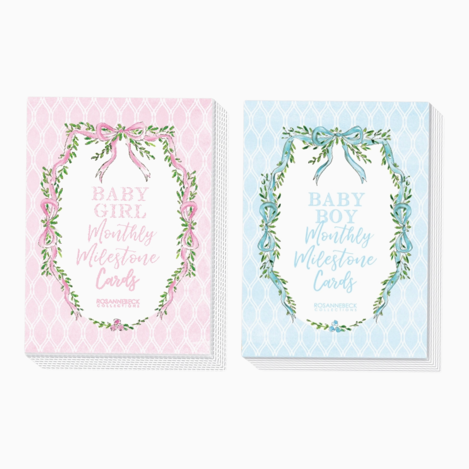 Trellis Ribbon & Bow Milestone Cards