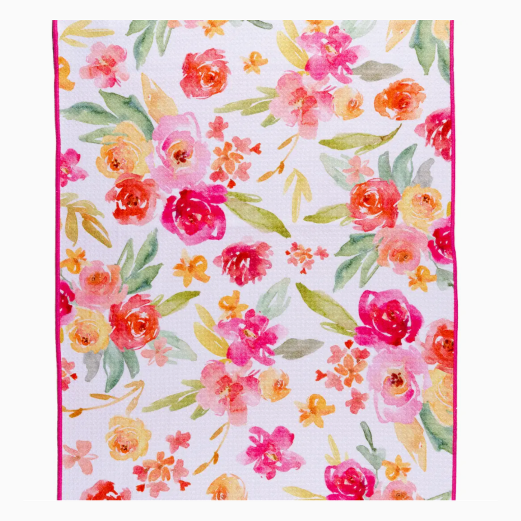 Painted Petals Dish Towel