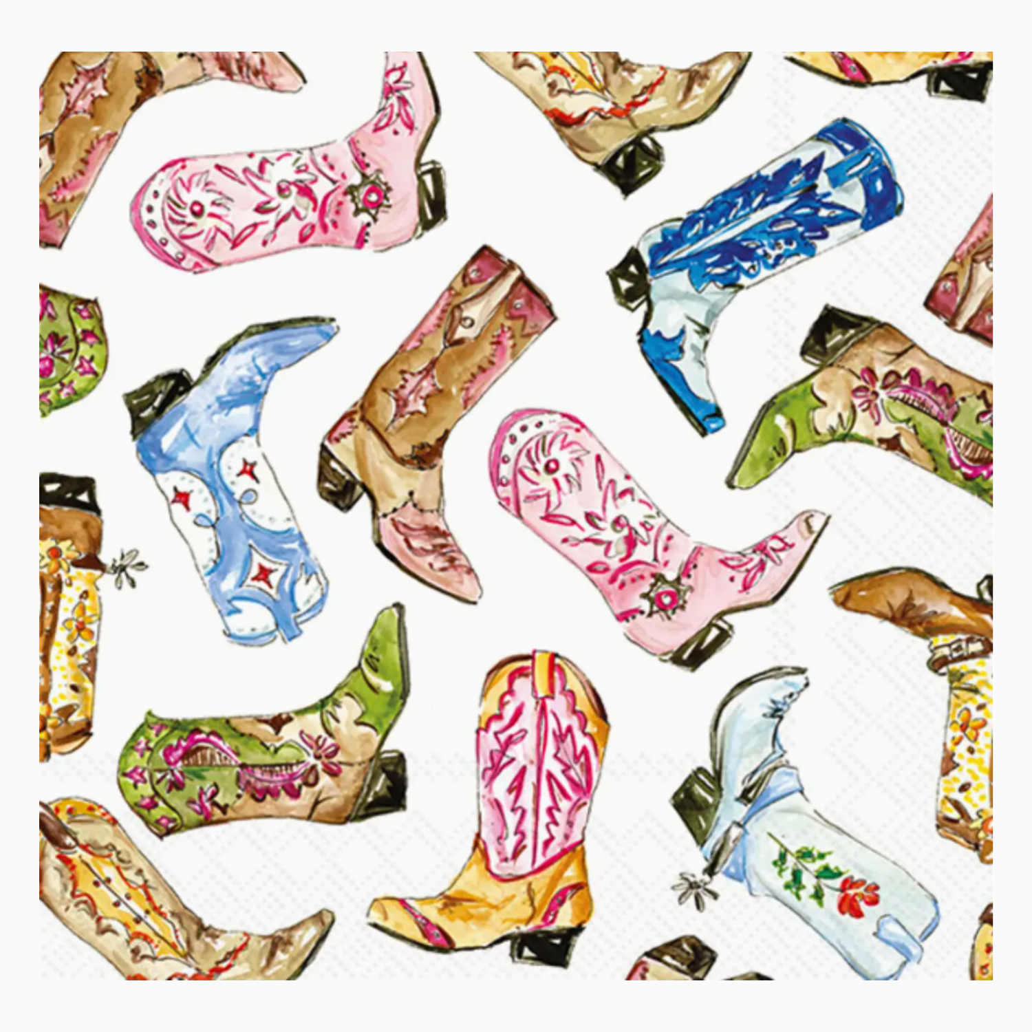 Boot Scootin' Cocktail Napkins