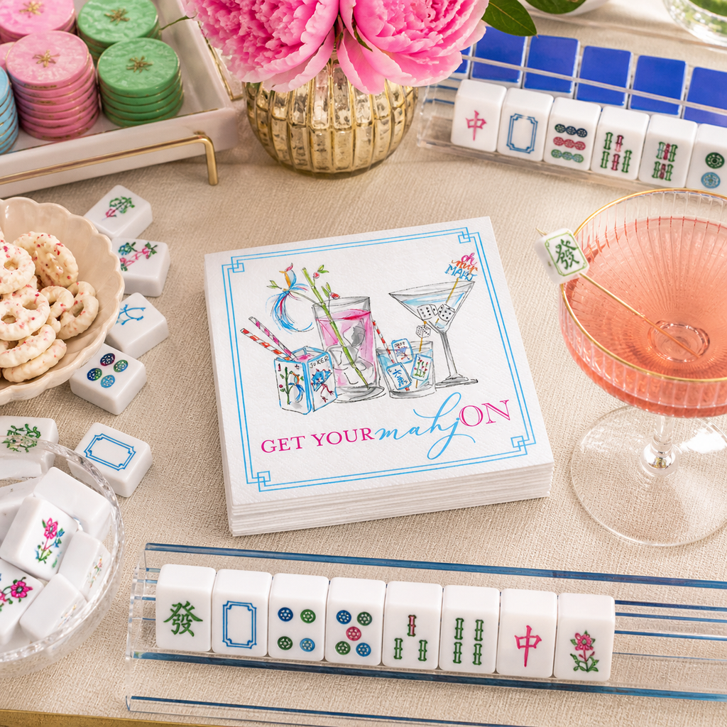 Get Your Mahj-on Cocktail Napkins
