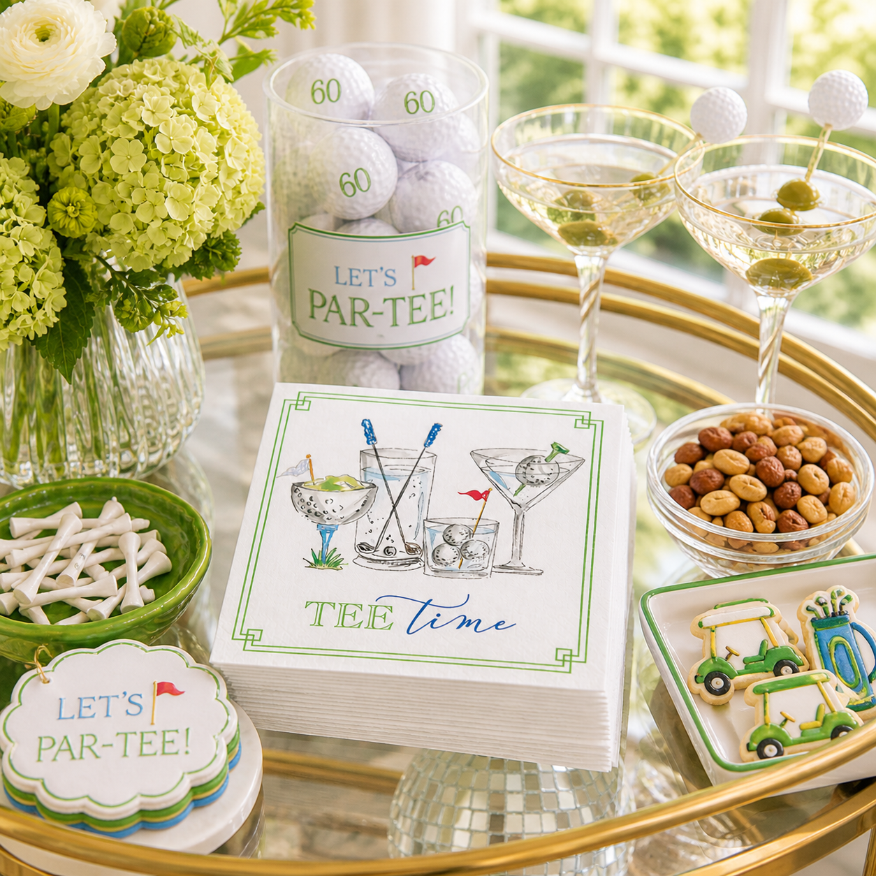 Tee Time Cocktail Napkins