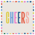 CHEERS Bright Cocktail Napkins