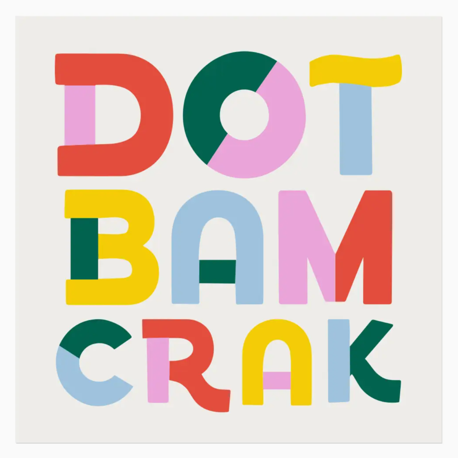 Dot Bam Crak Cocktail Napkins