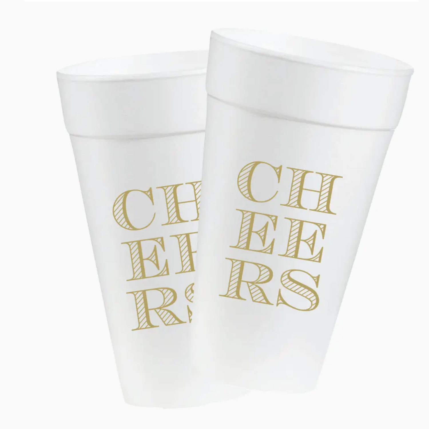 CHEERS Styrofoam Cups