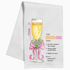 Hand Painted The Mom-Osa Kitchen Towel