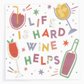 Wine Helps Cocktail Napkins