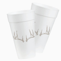 Antler Styrofoam Cups