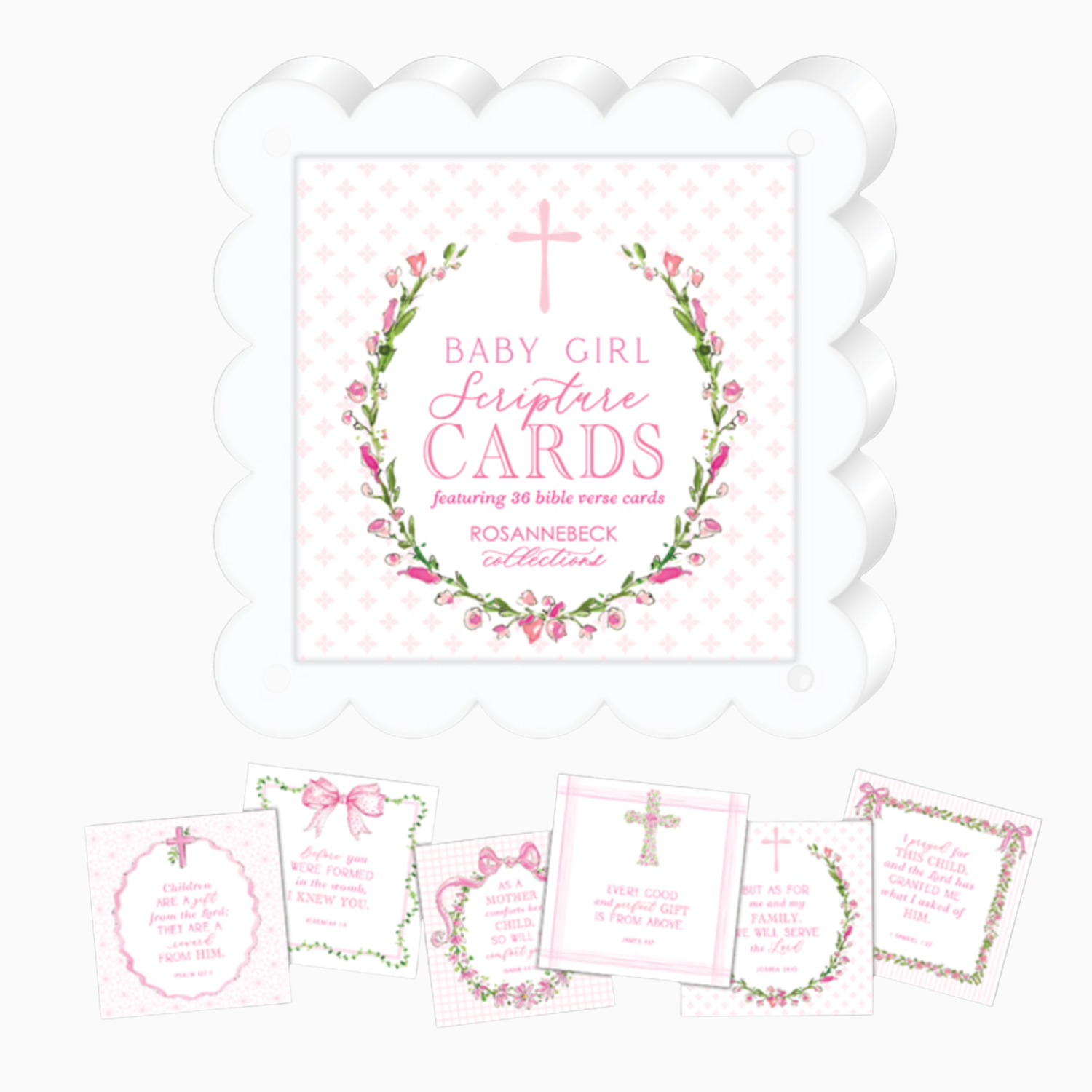 Pink Baby Scripture Cards