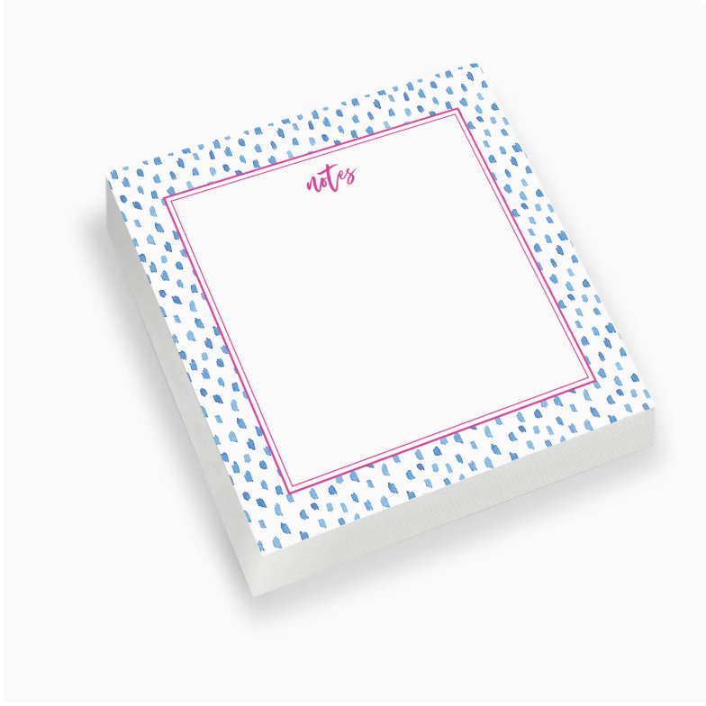 Blue Dot Slab Notepad