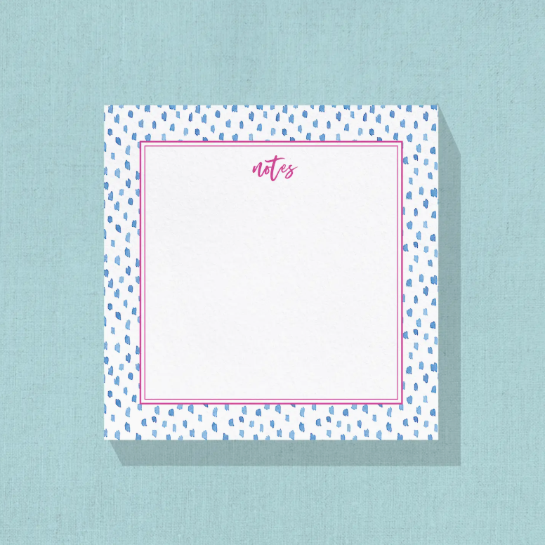 Blue Dot Slab Notepad