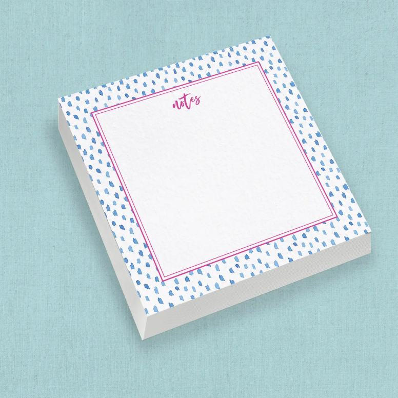 Blue Dot Slab Notepad