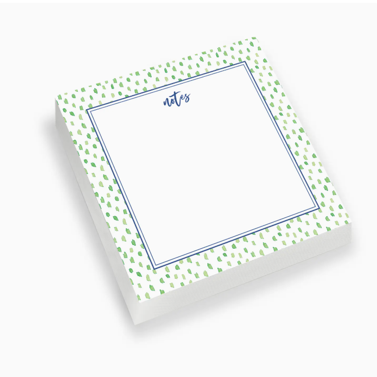 Green Dot Slab Notepad