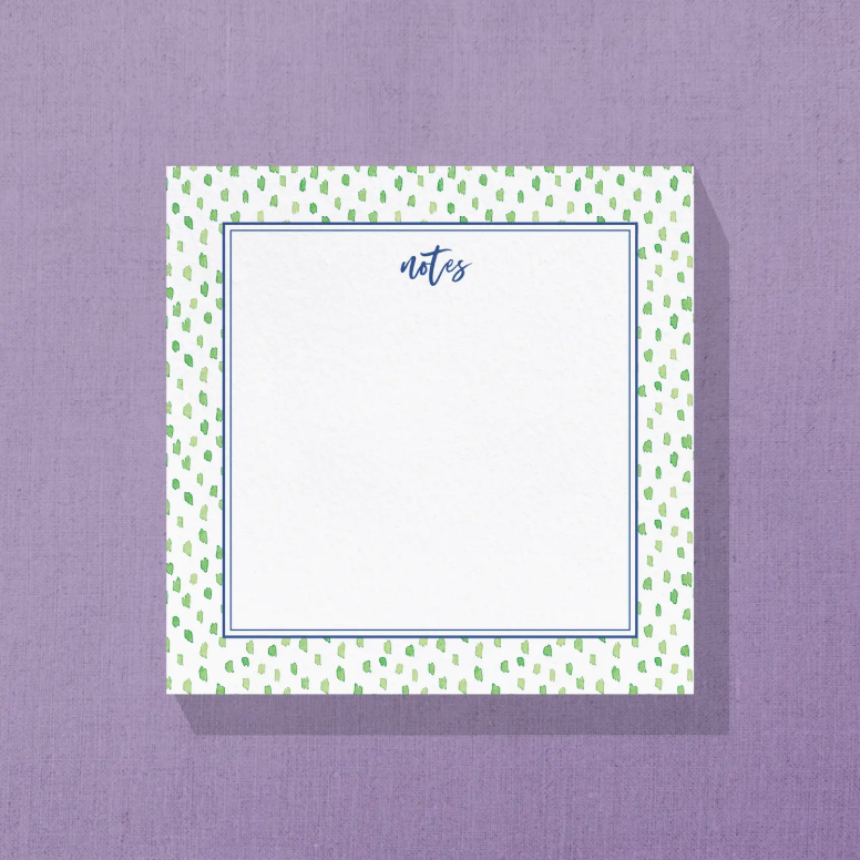 Green Dot Slab Notepad