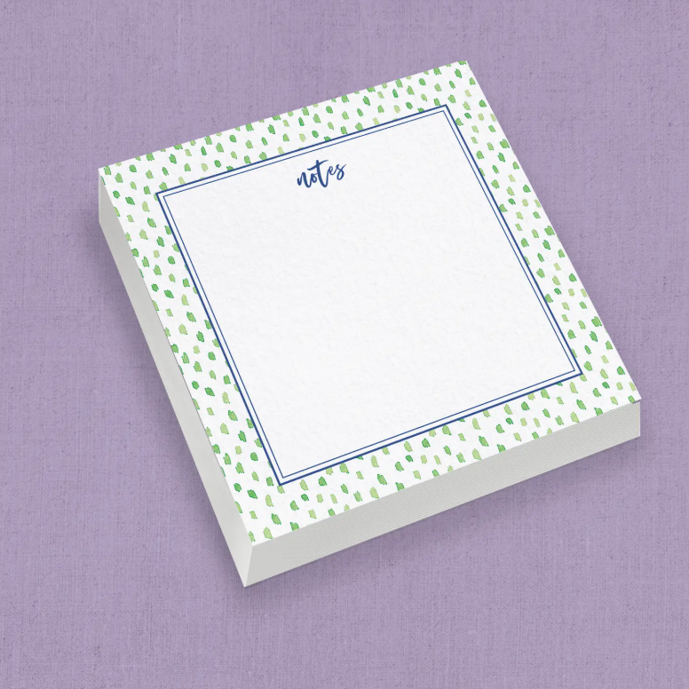 Green Dot Slab Notepad