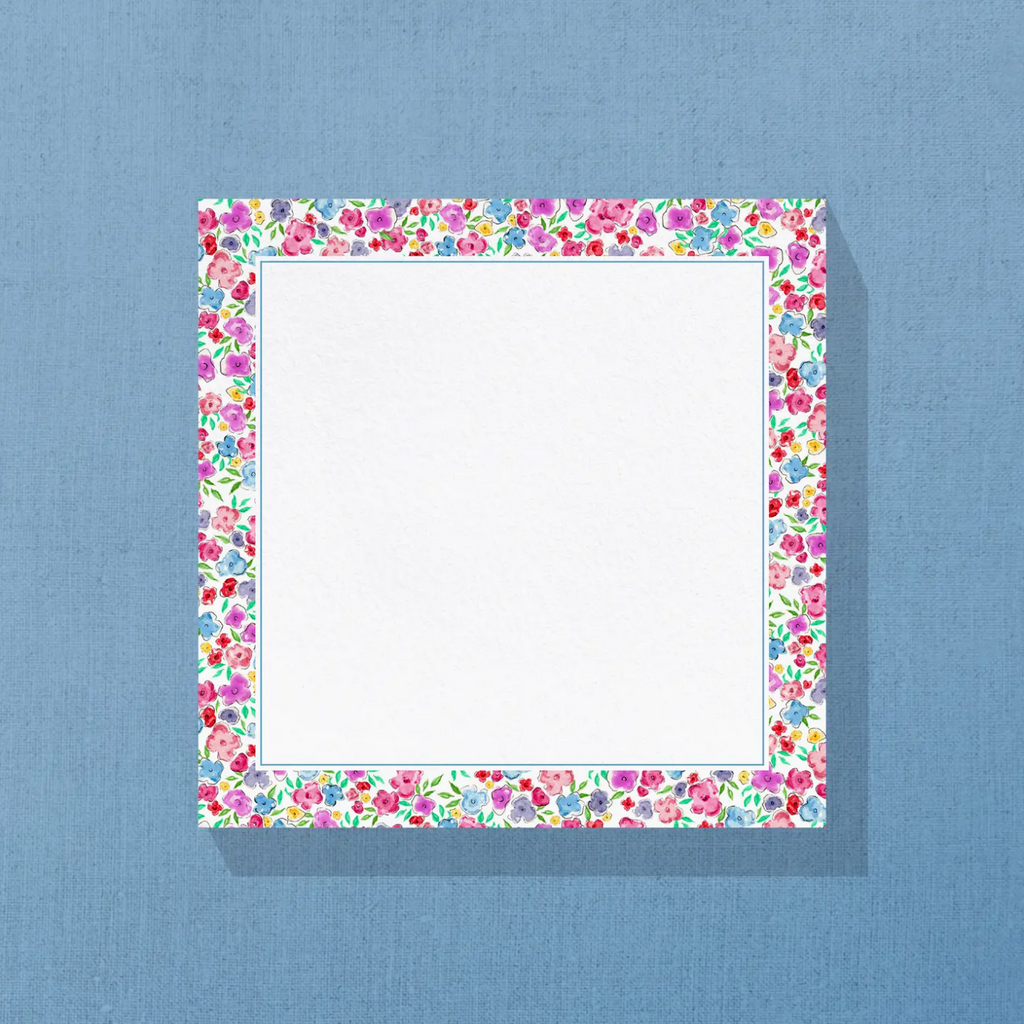 Painted Posies Slab Notepad