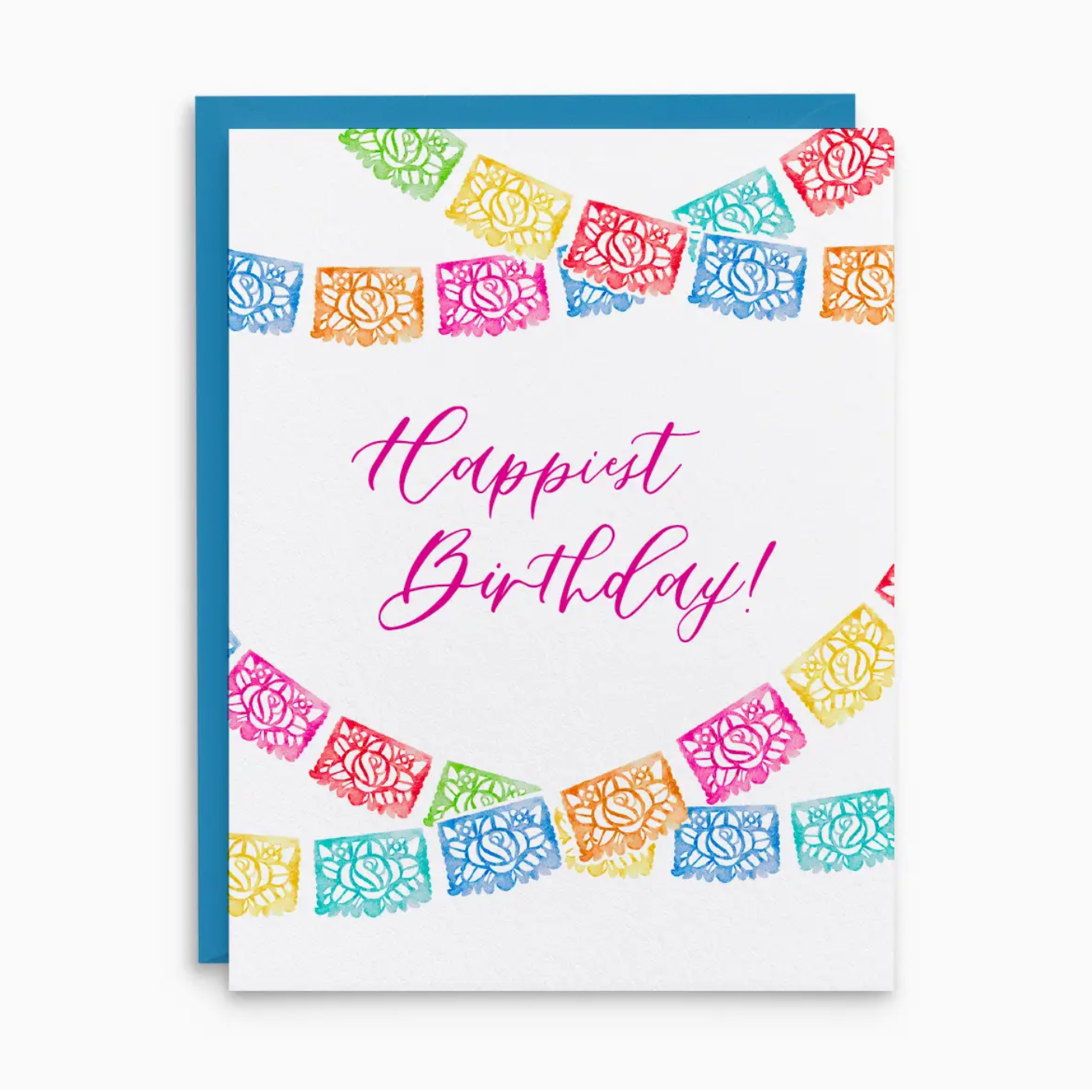 Papel Picado Colorful Birthday Card