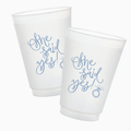 She Said Yes Frost Flex Cups