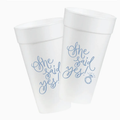 She Said Yes Styrofoam Cups