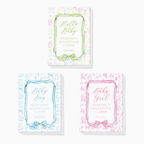 Hand Painted Toille Milestone Cards