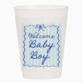 Welcome Baby Boy Frost Flex Cups